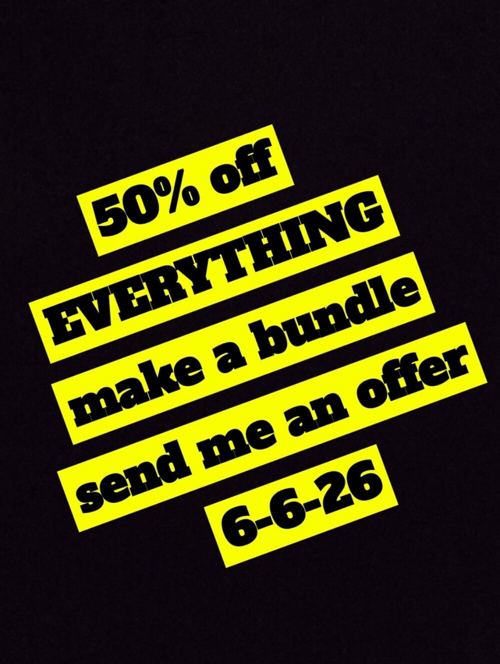 50%off Entire Closet